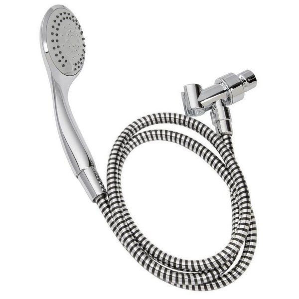 Plumb Pak Handheld Shower, 18 gpm, 5Spray Function, Polished Chrome, 60 in L Hose K744CP